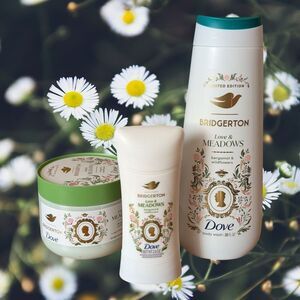 Dove x Bridgeton Bergamot & Wildflowers Body Wash, Scrub & Deodorant Set 3in1